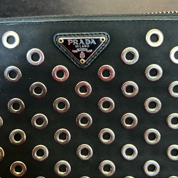PRADA large wallet made of nylon & leather - Picture 3 of 9